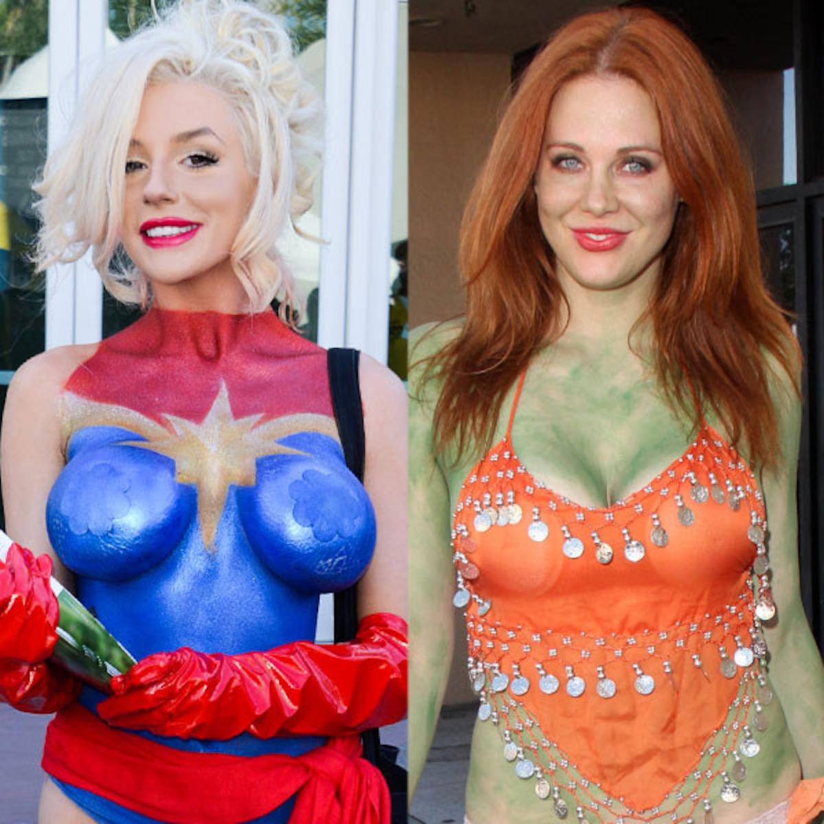17 amazing bodypaint superhero costumes (definitely nsfw